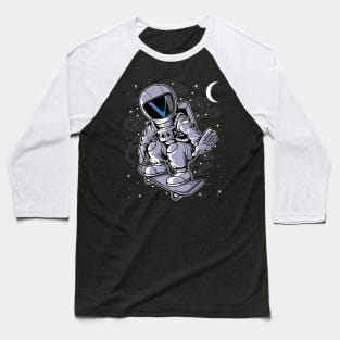 Astronaut Skate Vechain VET Coin To The Moon Crypto Token Cryptocurrency Blockchain Wallet Birthday Gift For Men Women Kids Baseball T-Shirt